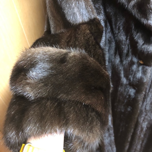 Mink fur trench coat men size X-large - Picture 2 of 7